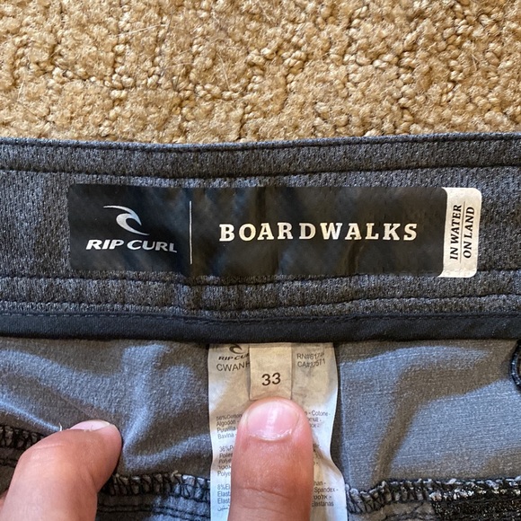 Rip curl boardwalk shorts 33 gray - Picture 3 of 3